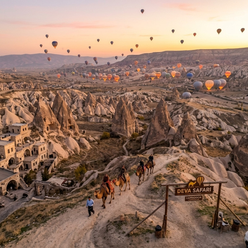 Camel Safari with Balloons in Cappadocia at Sunrise - Gallery image 3