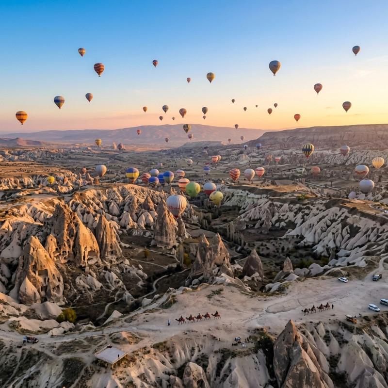 Camel Safari with Balloons in Cappadocia at Sunrise - Gallery image 4