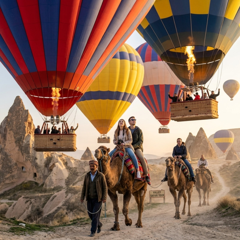 Camel Safari with Balloons in Cappadocia at Sunrise - Gallery image 5