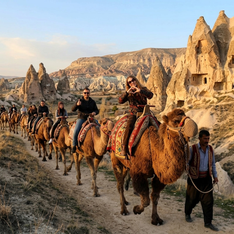 Sunset Camel Safari in Cappadocia Valleys - Gallery image 2