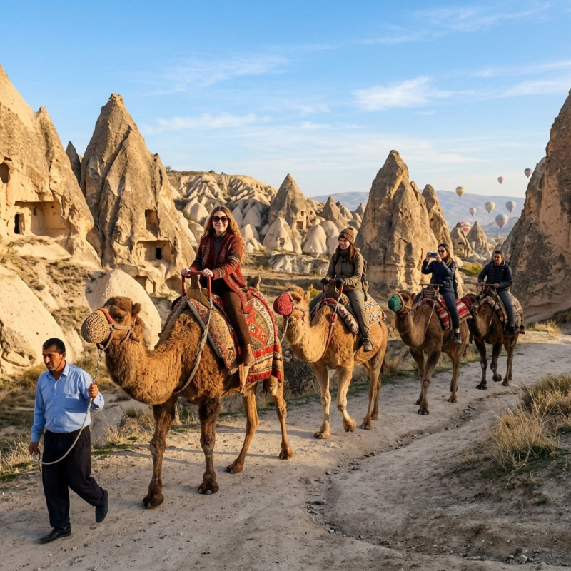 Sunset Camel Safari in Cappadocia Valleys - Gallery image 3