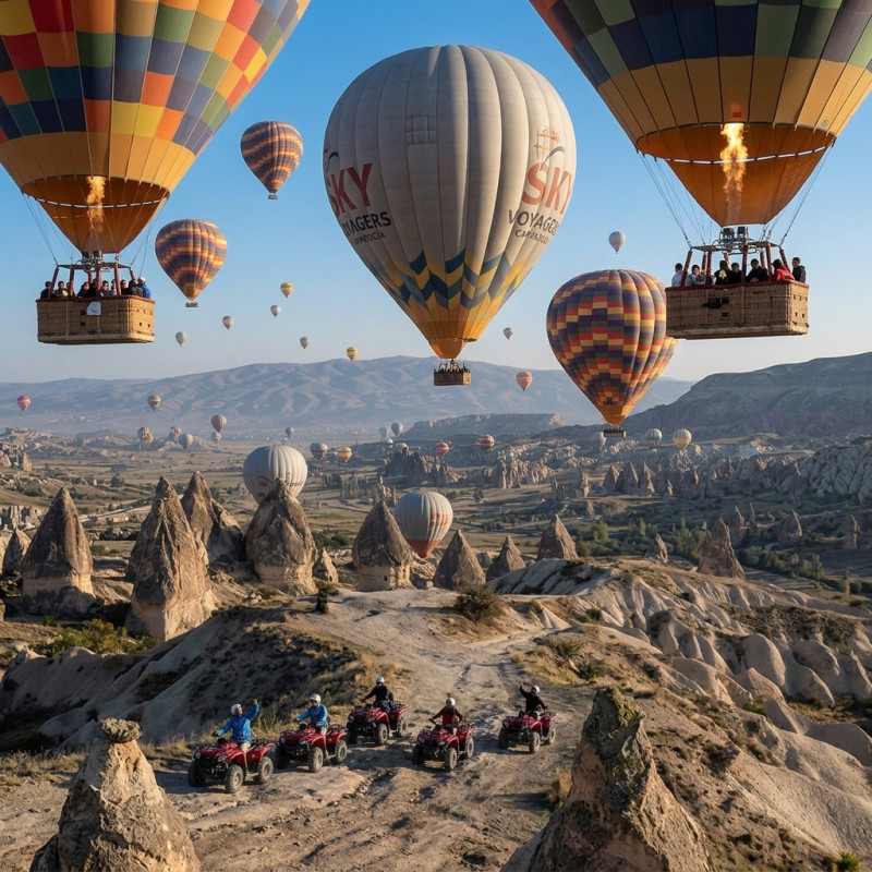 Watch Balloon Flights at Sunrise With ATV Tour